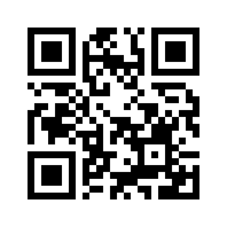 Classic black-on-white QR code.